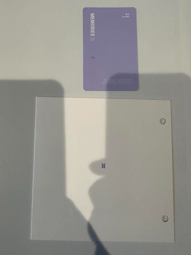 【最終値下げ】BTS memories 2018日本語字幕付きジョングク トレカ BTS Memories of 2018 JUNGKOOK official photocard Bluray