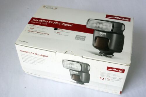 Metz MZ 52317PS mecablitz 52 AF-1 digital flash for Pentax New in Box Unopened