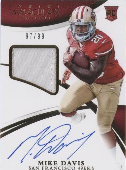 2015 Panini Immaculate Collection Mike Davis #131 - 1 of 2
