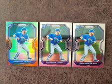 2021 Panini Prizm Cosmic Haze Anderson Tejada #9 3-CARD LOT - Texas Rangers