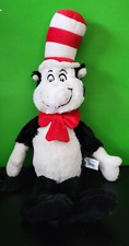 Dr Seuss Cat in the Hat 18" Plush Aurora Stuffed Animal Red  White Striped Hat