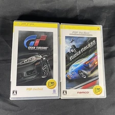 Lot2 PSP GRAN TURISMO & Ridge Racers - Sony PlayStation Portable - Japan Game -.