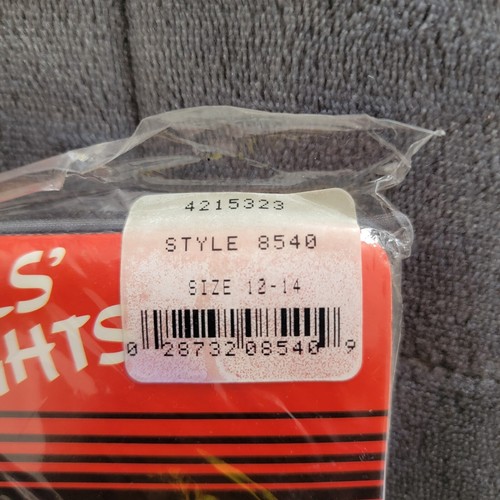 Vintage 80's Girls Holiday Tights Nylon Girls Size 12-14 Christmas USA - Picture 5 of 8