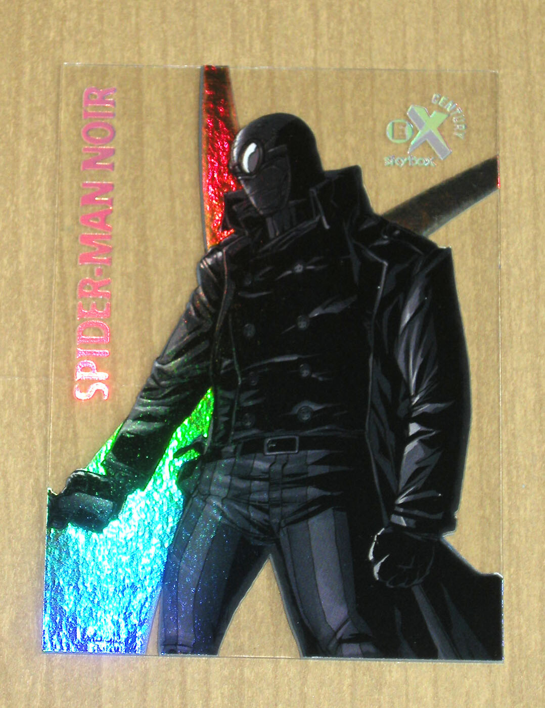 2017 Upper Deck Marvel Fleer Ultra Spider-man EX Century EX19 SpiderMan Noir #19