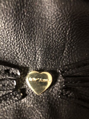 Betsey Johnson black cat mini backpack purse gently used | eBay display picture 3