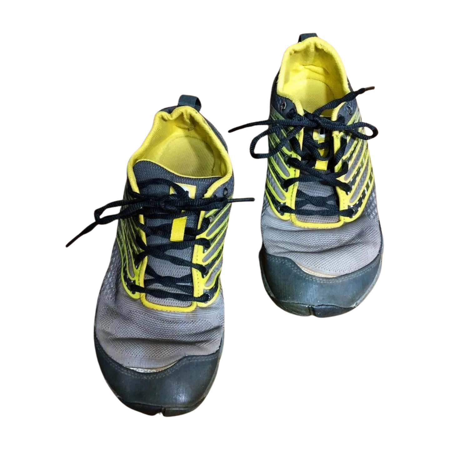 Merrell Ascend Glove Wild Dove Men’s Size 9 Gray Yellow J41767 Running Shoes