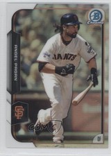 2015 Bowman Chrome Refractor 56/499 Angel Pagan #24 0l2