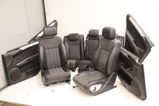 Mercedes W164 ML Ledersitze Sitz R&uuml;cksitzbank Leder Teilleder Schwarz