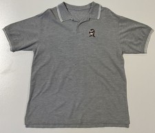 Vintage Taz Polo Shirt Sz L Short Sleeve Collared Looney Toones Logo 90  s