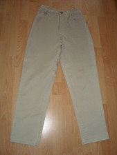 Mothwurf Damen Hose Jeans Gr. 40 Beige Baumwolle Maschinenwäsche wie neu