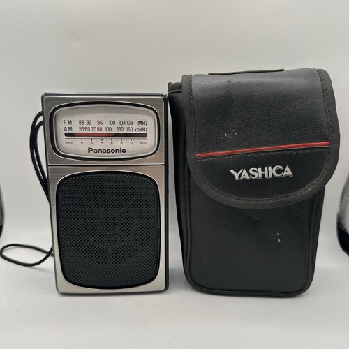 Vintage PANASONIC RF-504 TRANSISTOR RADIO Tested Works AA Batteries Antenna