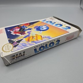 Adventures of Lolo 2 (Nintendo Entertainment System NES) Complete W/ Manual CIB 