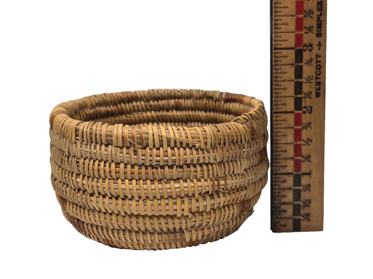 ビンテージインディアンバスケット Old Southern California Mission Indian Woven Basket | eBay