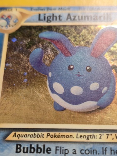 Light Azumarill Holo Rare Neo Destiny 13/105 MP front/HP back - Picture 2 of 24