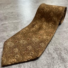 Floral Floral Pattern Tie, Floral Motif, 100 Silk, Men's, Multicolor, ...