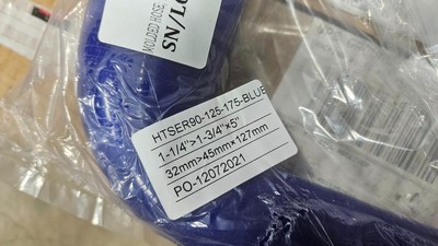 HPS HTSER90-125-175 Blue Silicone High Temperature Elbow 1-1/4
