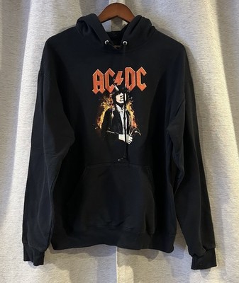 AC/DC Hoodie Mens Large Black Pullover, Sweatshirt Highway to Hell