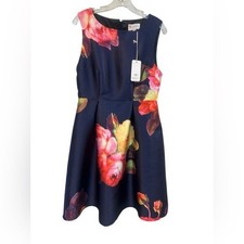 L’ATISTE Floral Sleeveless Women’s Dress Size Large NWT