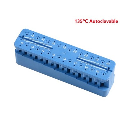 Dental Endo Measuring Block Endodontic File Holder Measuring Ruler Autoclavable