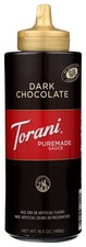 Torani Dark Chocolate Puremade Sauce 16.5 Oz Coffee
