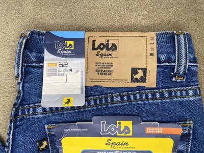 デニム・ジーパン LOIS JEANS (31297571 L32) LOIS SPAIN Basic Colour Low Waist 32 X 32 Blue Jeans Cotton