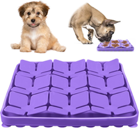 MplehDa Silikon SchnüFfelmatte FüR Hunde, Slow Feeder HundenäPfe, HundeschnüFfel