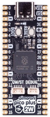 Pimoroni Pico Plus 2 W, RP2350B, 16MB Flash, 8MB PSRAM, 2,4GHz Wireless,