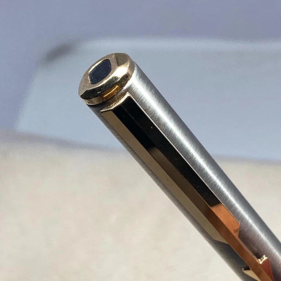 Pluma Estilográfica Parker Cartucho Plata Oro #55ee57 Foto 3 de 4