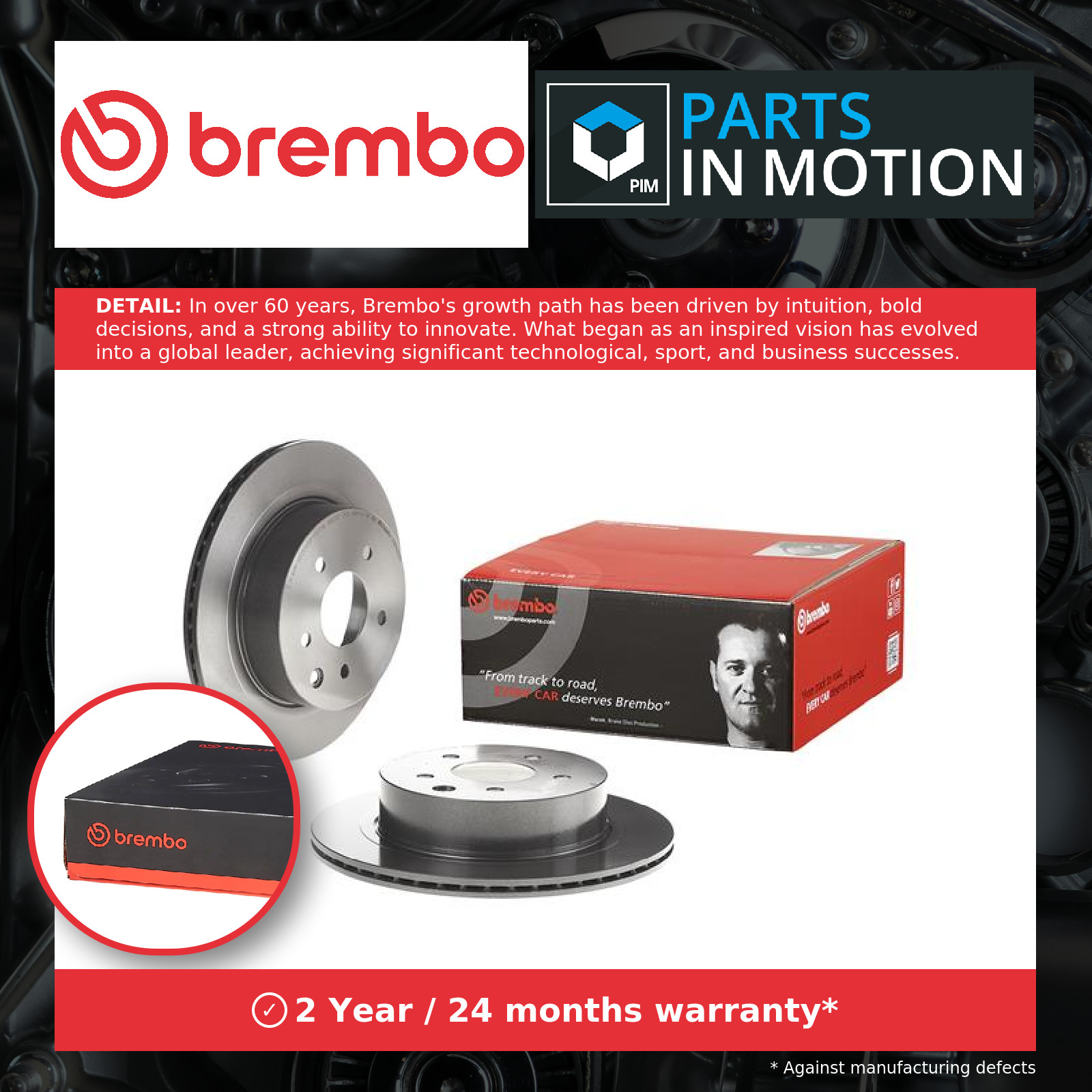 Fits BREMBO 09.8969.21 Brake Disc - Image 8