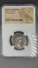 Egypt Alexandria Nero BI Tetradrachm AD 54-68 NGC F 4528944-002