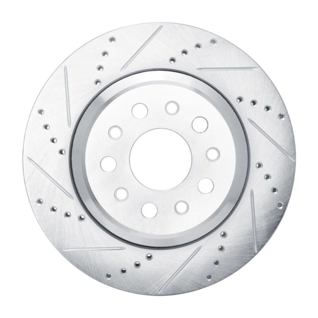 For Maserati Ghibli 2014-2016 Rotor Set | Drilled And Slotted | With Brake Pads