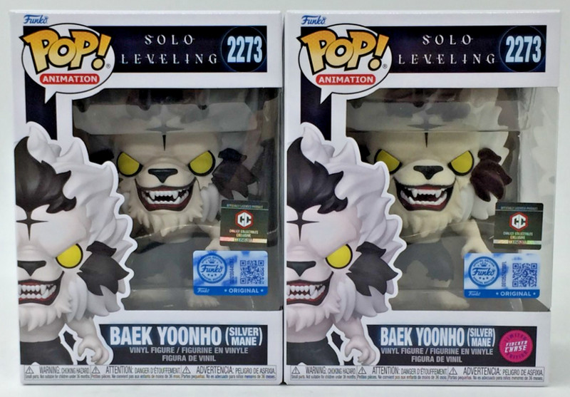 Funko Pop! Solo Leveling BAEK YOONHO #2273 CHASE & Common Chalice CC Set of 2