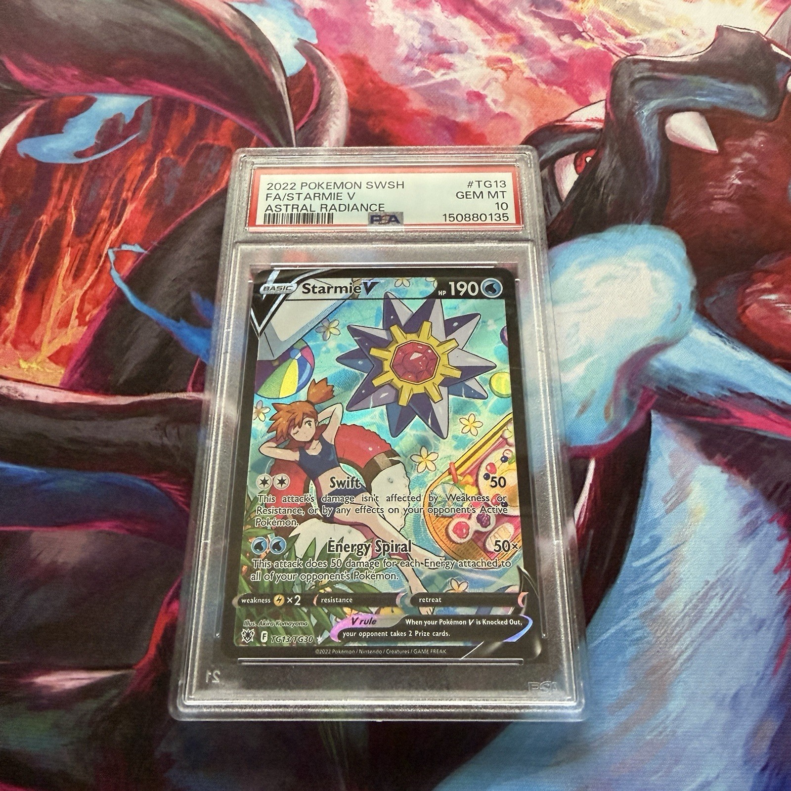 Starmie V Trainer Gallery #TG13/TG30 Pokemon Astral Radiance PSA 10 Fresh Cert