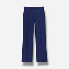 Michael Kors Men's Blue Solid Flat Front Kidwell Suit Pants Size 36W
