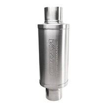 Corsa Resonator Pro Series Stainless Steel Brushed 3 Weld-in 16-14 Length Corsa Resonator Pro Series Stainless Steel Brushed 3 Weld-in 16-14 Length