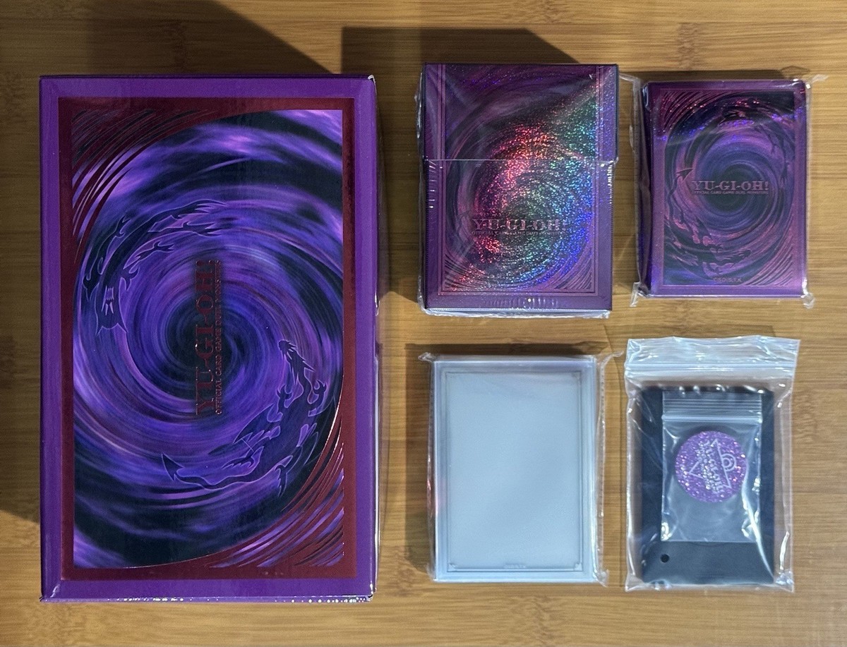 YUGIOH DUELIST BOX PRISMATIC SUMMON DECK STORAGE BOX SLEEVES COIN
