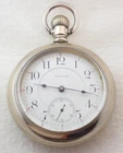 ANTIQUE 18s WALTHAM CRESCENT STREET 19 JEWEL 19J JEWELERS CASEd POCKET WATCH