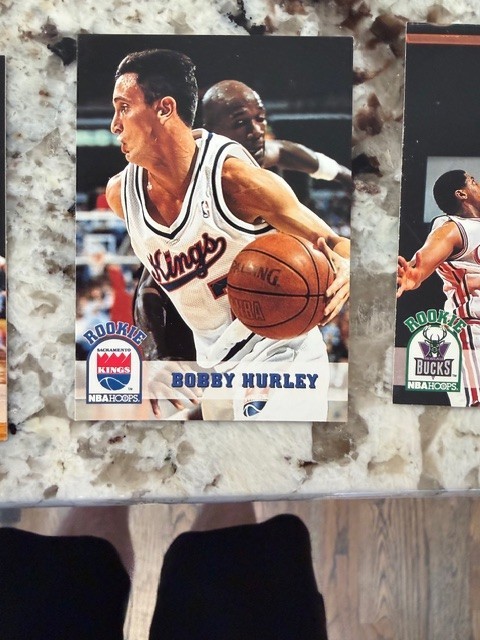 1993-94 NBA HOOPS ROOKIE CARD SACRAMENTO KINS BOBBY HURLEY #401