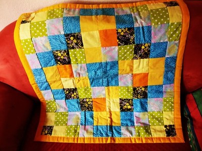 Patchworkdecke, Kinderdecke, Spieldecke Handarbeit - ein Unikat