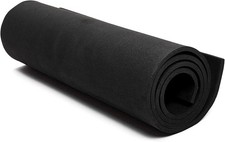 Craft Foam Roll, 6mm x 14" x 39" Black High Density Sheet
