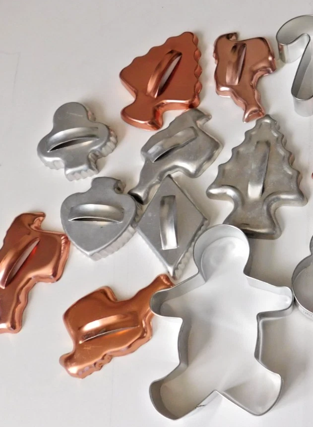 Lote mixto de 60 cortadores de galletas navideñas de plástico y metales Navidad Foto 3 de 4