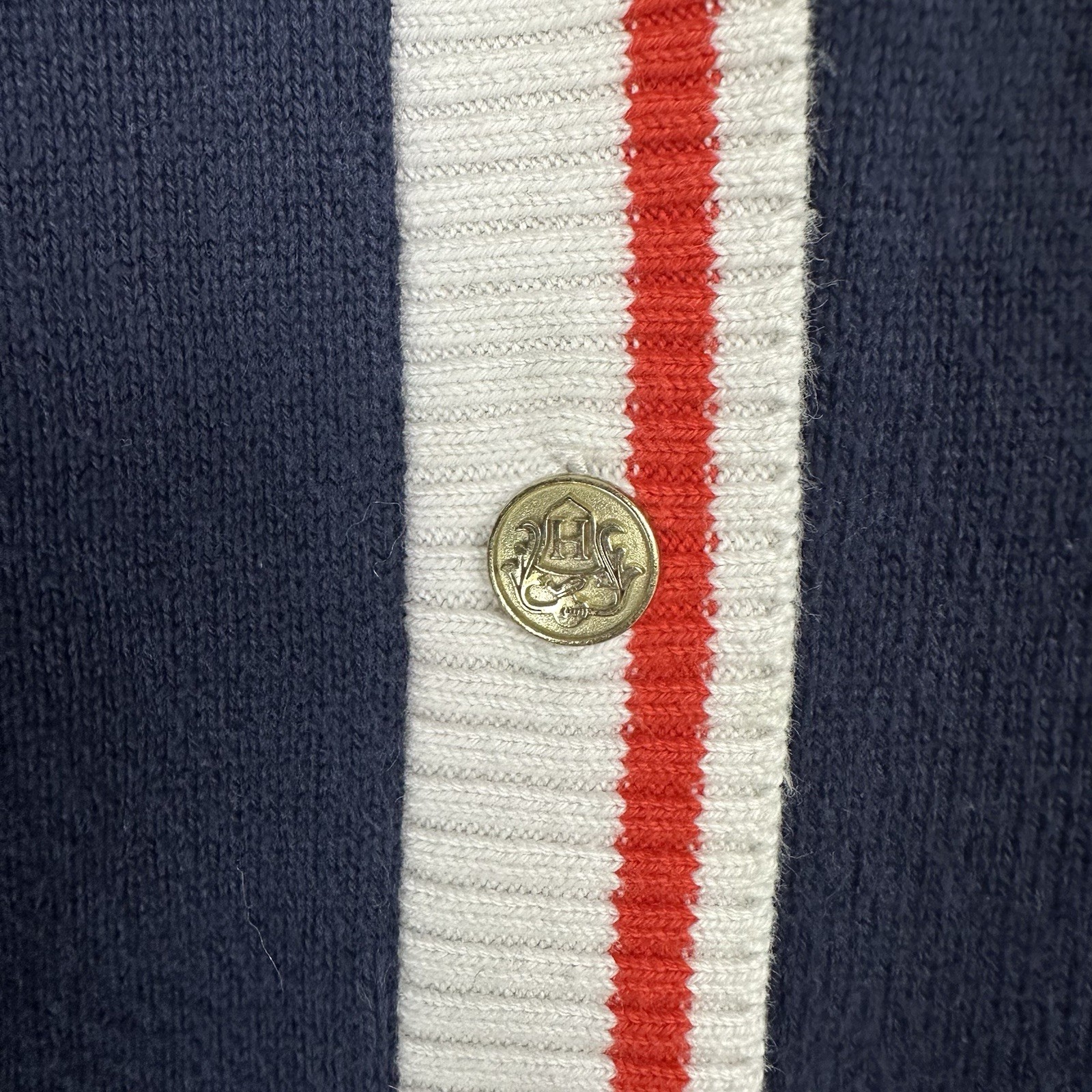 Tommy Hilfiger Women's Cardigan Size XXL Navy Blue Preppy Heritage Collegiate thumbnail 7