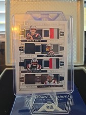 2025 Panini National Treasures - Nfl Gear Quad Materials Stefon Diggs, Drake...