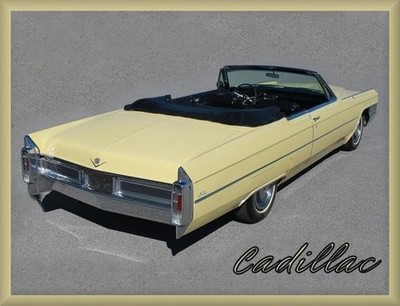 1965 Cadillac DeVille convertible Yellow, Toolbox - Refrigerator