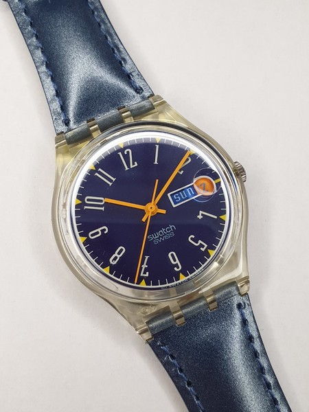 Swatch Blaulack GK713 - funktioniert - 34mm