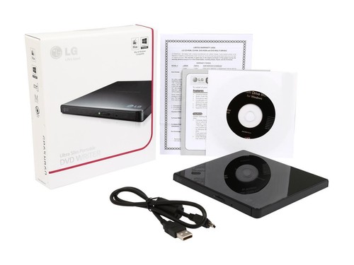 LG External CD/DVD Rewriter With M-Disc Mac & Surface Support (Black) - Model - 第 1/5 張圖片
