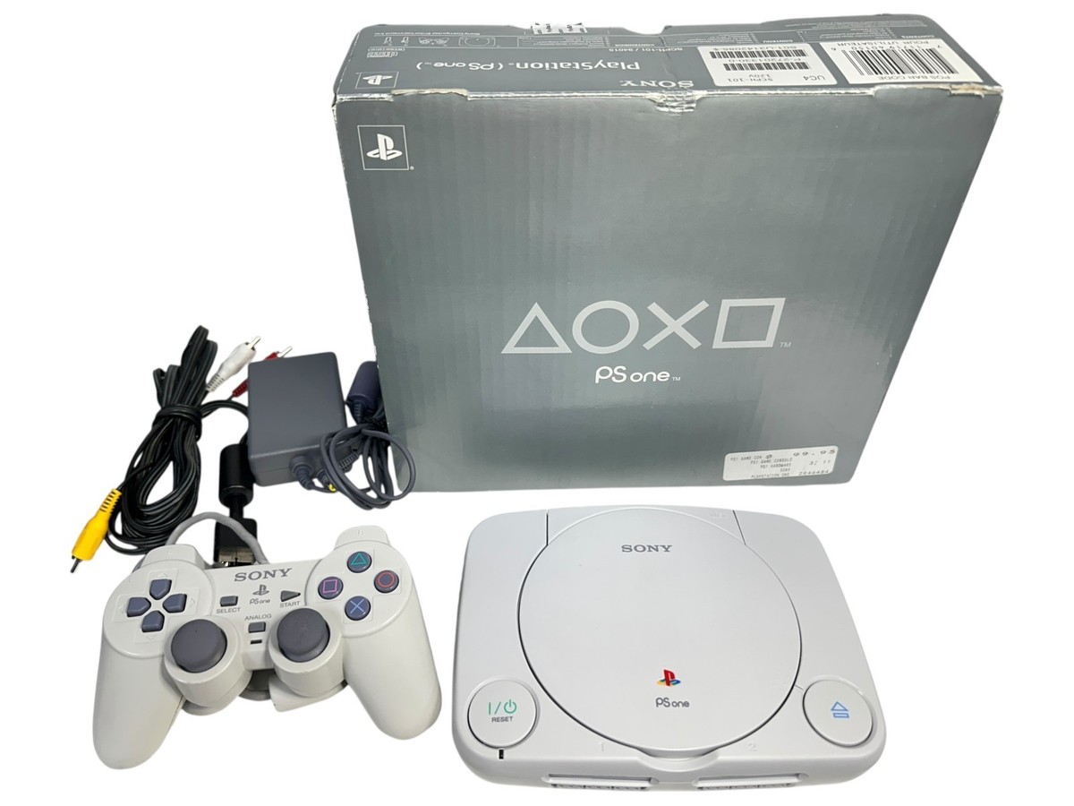 Vintage Sony PlayStation PSone Console SCPH-101 Boxed Controller