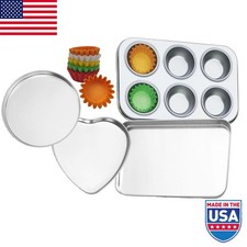 Pan Set Compatible Cooking Easy Bake Ultimate Oven Alloy Steel BPA Free