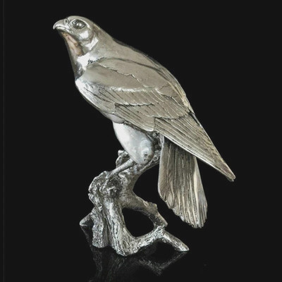 Richard Cooper Studio Nickel - Falcon (303NP) Skulptur - Neu & Geschenk Verpackt