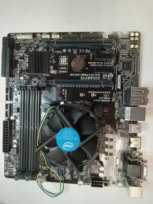 Gigabyte GA-H170M-DS3H Motherboard Core Intel i3-6100T Heatsink and Fan Tested